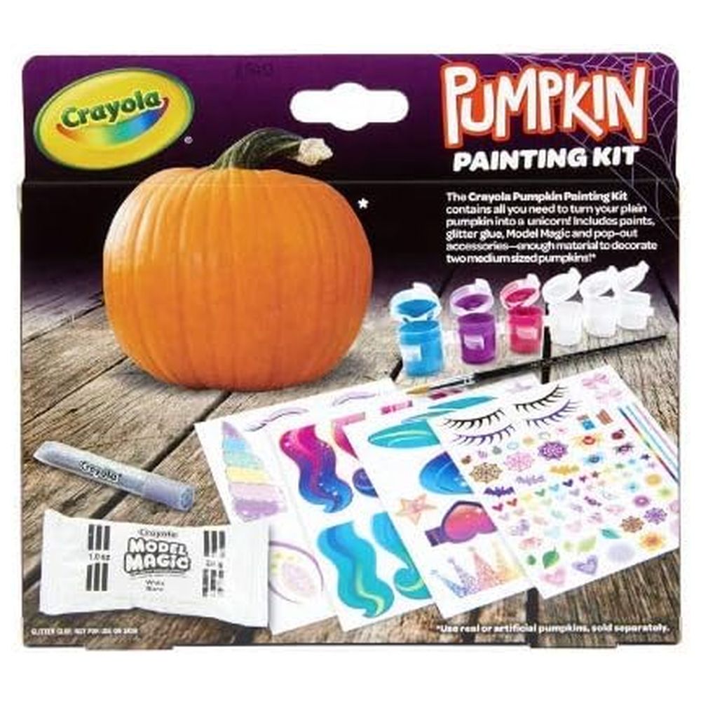 Crayola - Pumpkin Painting Kit - 12 Pcs