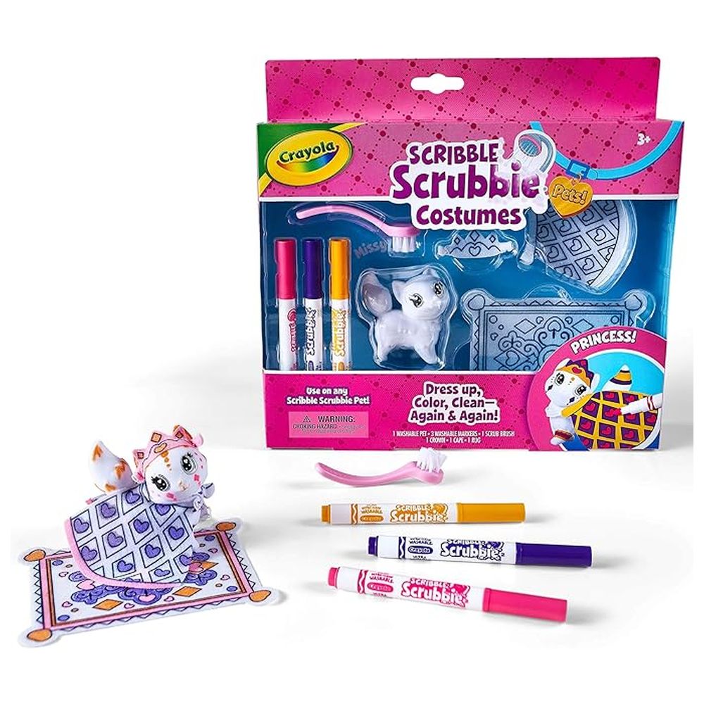 Crayola - Scribble Scrubbie Princess Pack - 8 Pcs