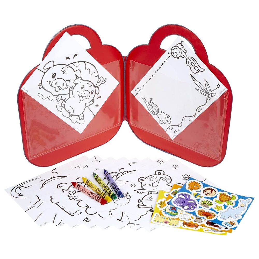 Crayola - Mini Kids Washable Color And Erase Activity Set