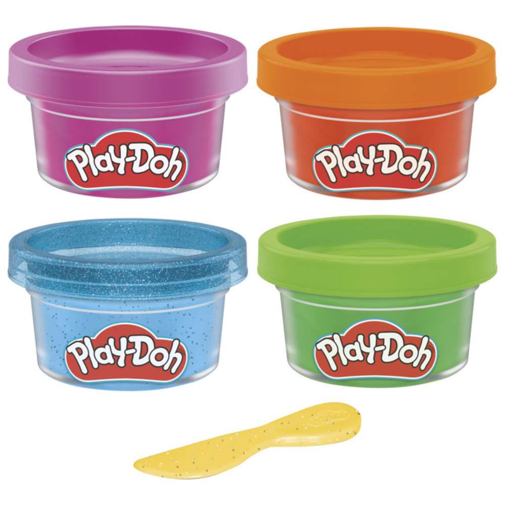 بلاي دوه - عبوة معجون اللعب الملون صغيرة - حديقة الحيوانات - عدد 4