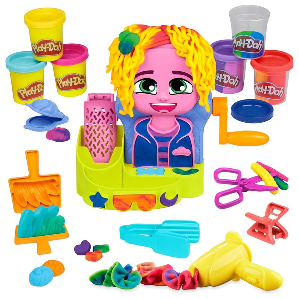 PlayDoh - Hair Stylin Salon Set - 14 Pcs