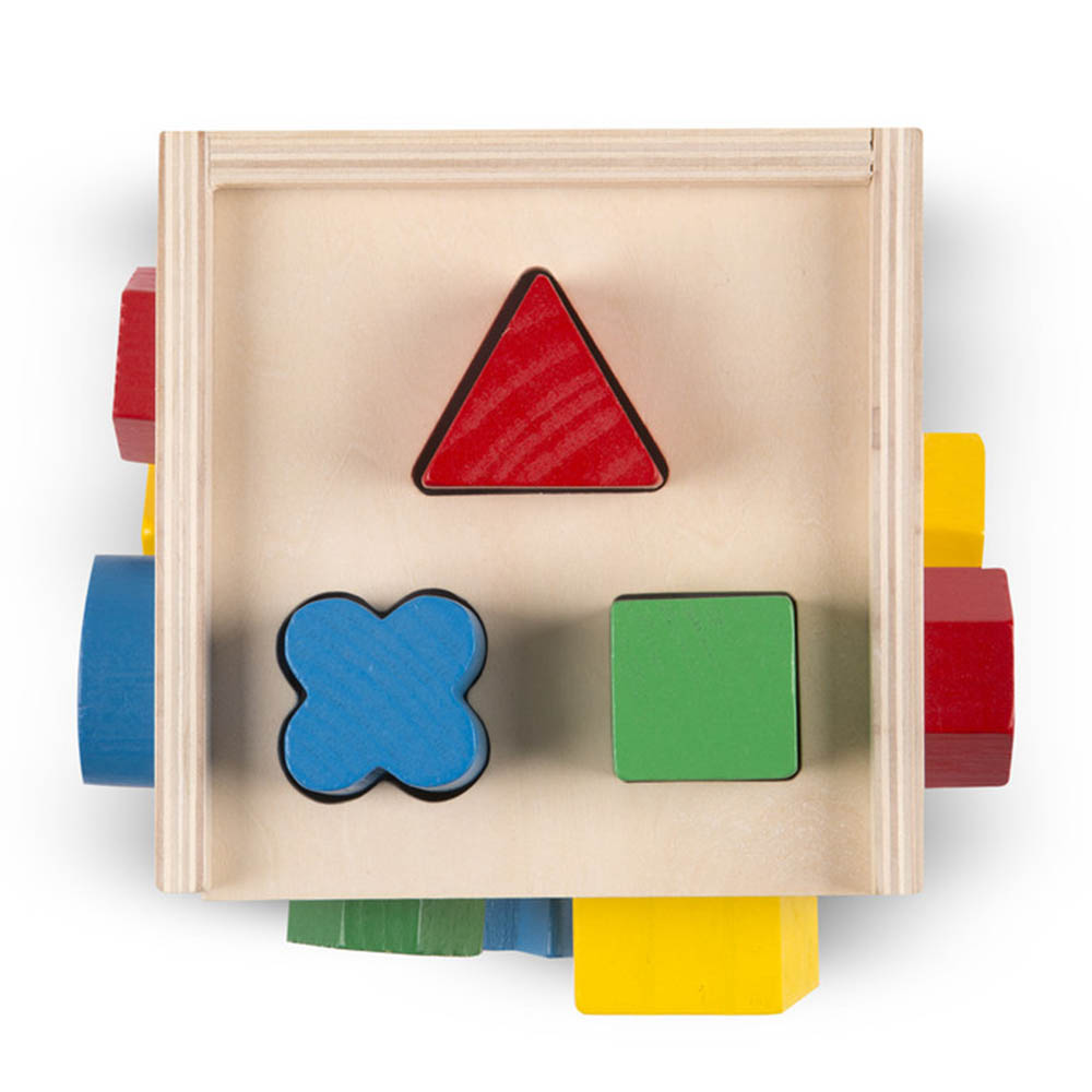 ميليسا & دوغ - مكعب فرز الأشكال - 12 قطعة