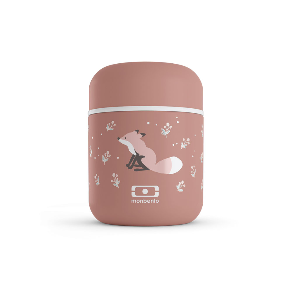 مونبينتو - صندوق غداء معزول للأطفال - ثعلب سينامون