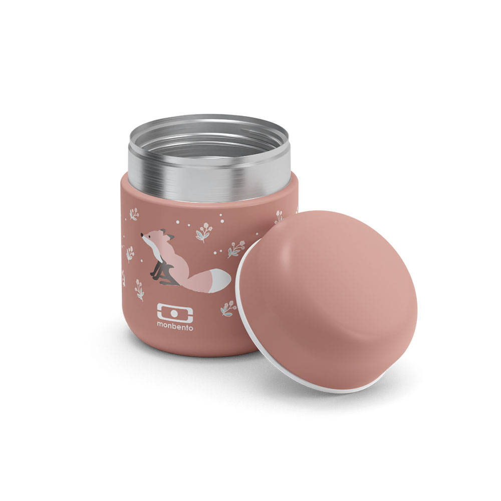 مونبينتو - صندوق غداء معزول للأطفال - ثعلب سينامون