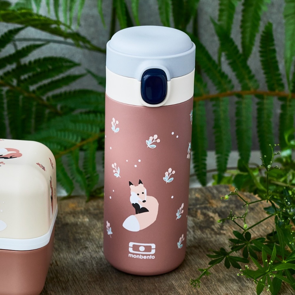 Monbento - Pop Compact Insulated Bottle - Cinnamon Fox