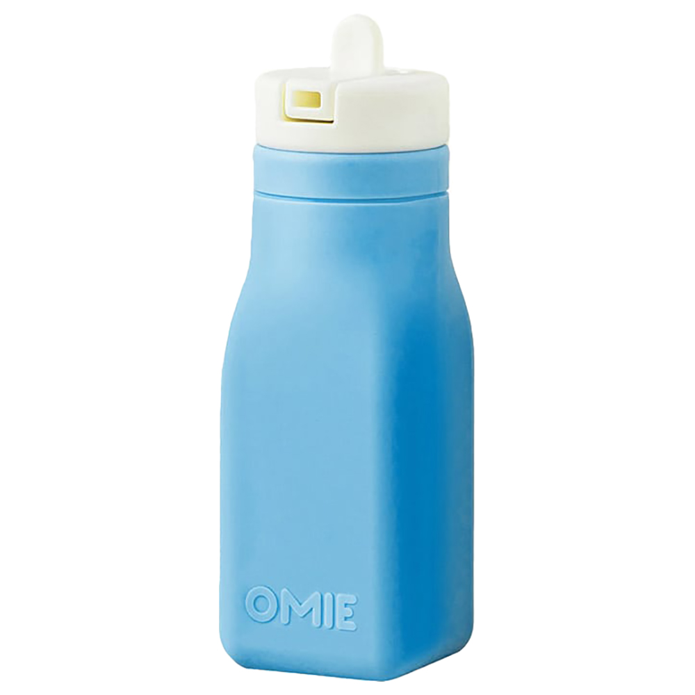 Omiebox - OmieLife OmieBottle Soft Silicone Water Bottle - Blue - 255ml