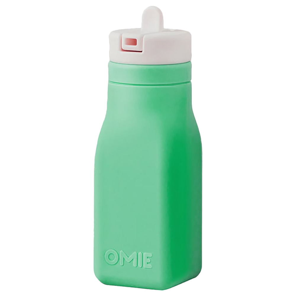 Omiebox - OmieLife OmieBottle Soft Silicone Water Bottle - Green - 255ml