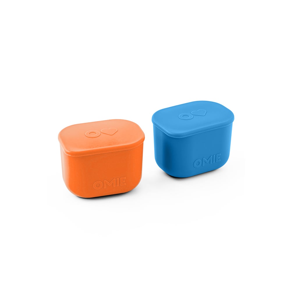 Omiebox - Up Dip Containers - Orange/Blue - 2 Pcs