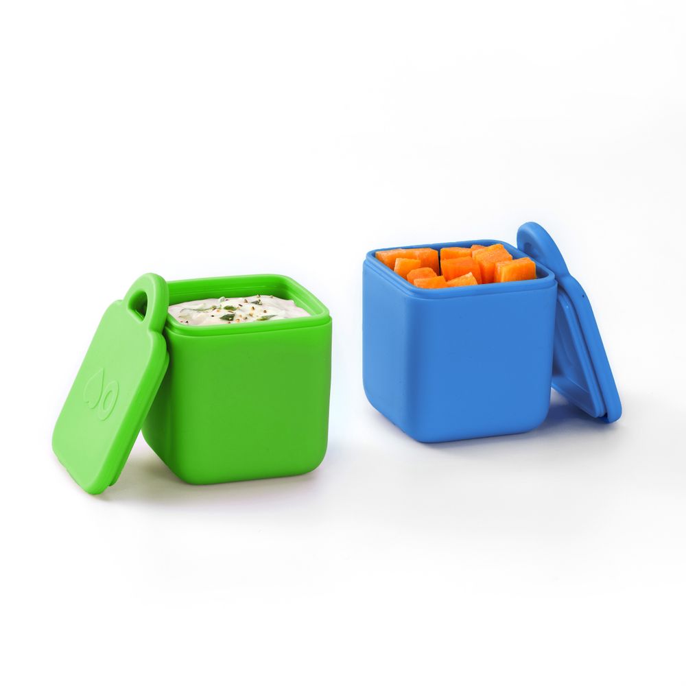 Omiebox - Up Dip Container Set - Blue/Green - 2 Pcs