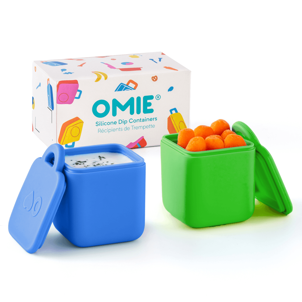 Omiebox - Up Dip Container Set - Blue/Green - 2 Pcs