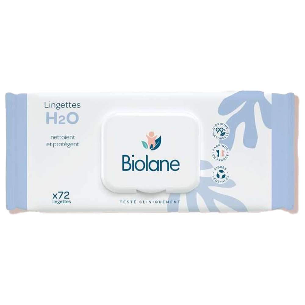 Biolane - H20 Wipes - 72 Pcs
