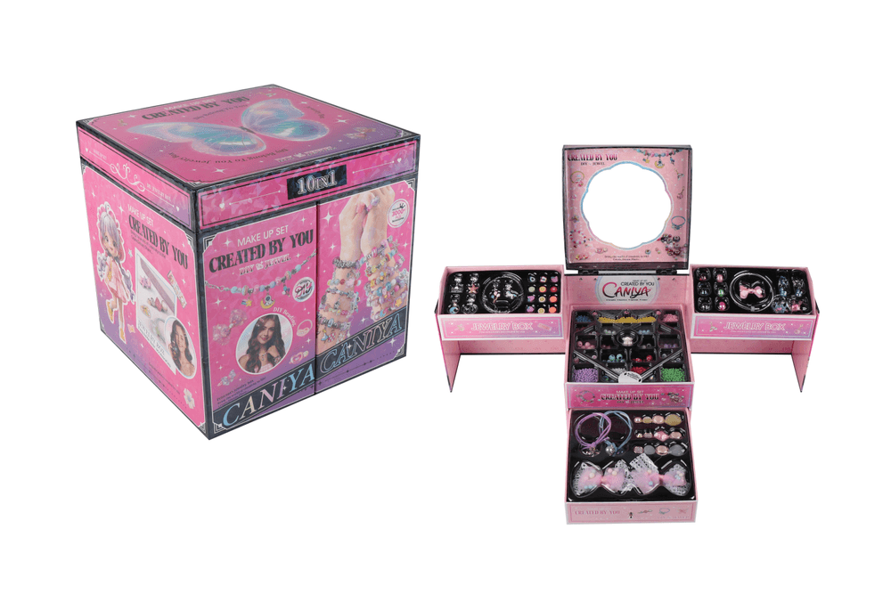 كانييا - مجموعة صناعة مجوهرات خرز 10 في 1 مع هدية مجوهرات