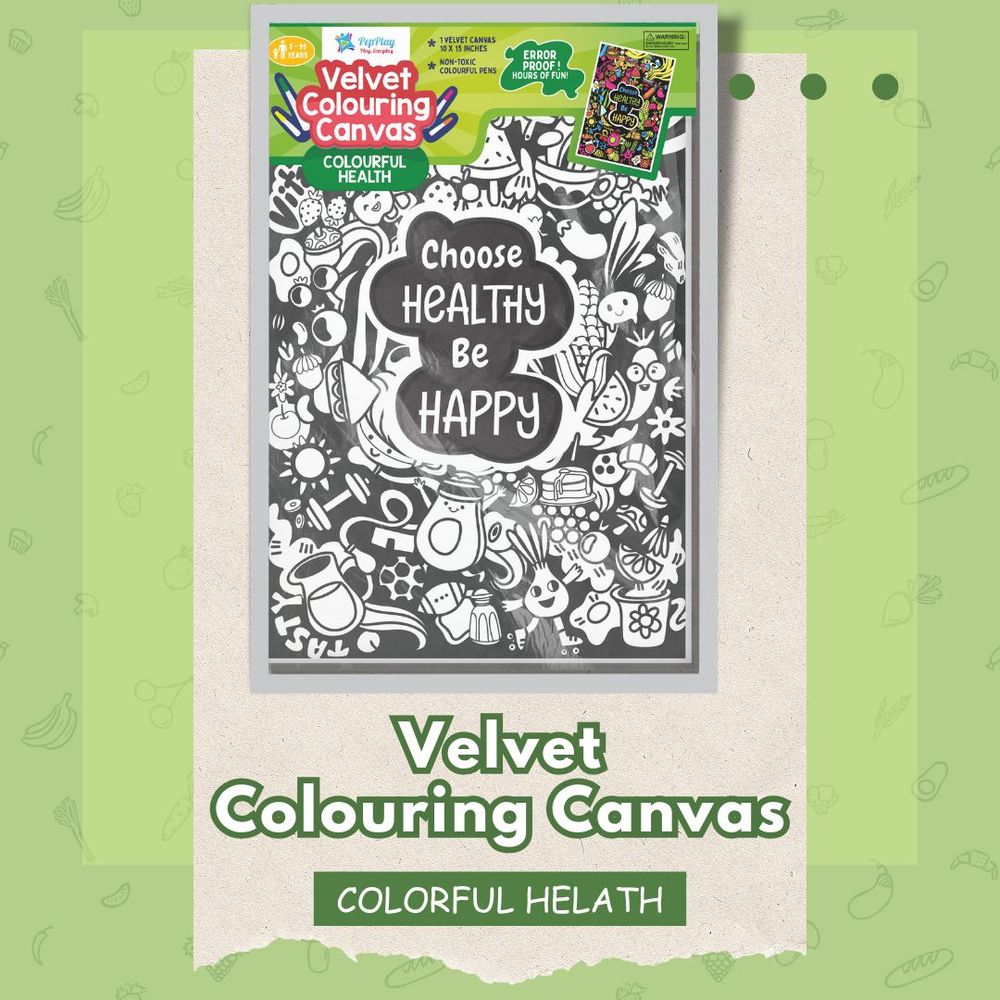 PepPlay - Velvet Colouring Canvas: Melodies of Music