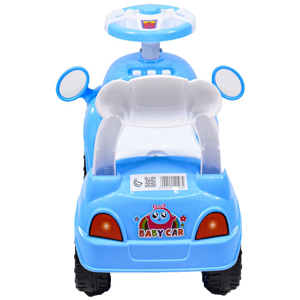 Amla - 612B Plastic Push Car - Blue