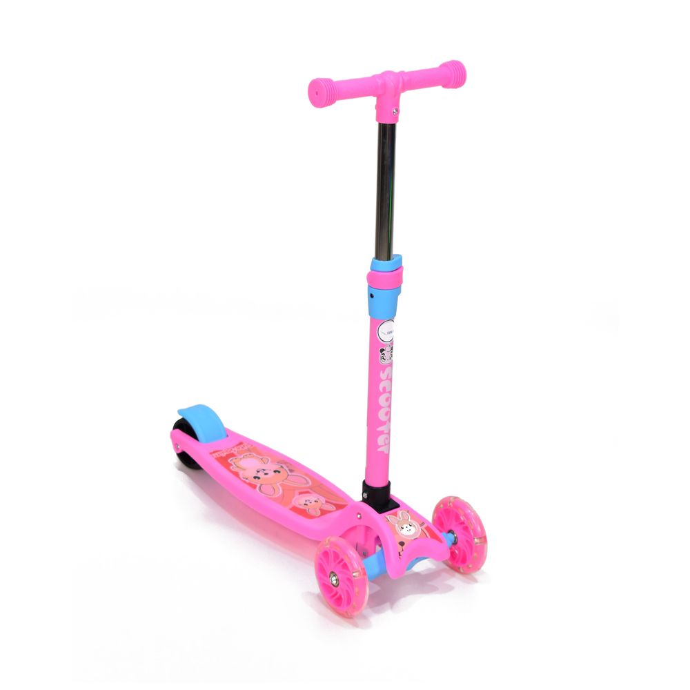 Amla - FLBB-601LB 3-Wheel Scooter - Pink/Light Blue