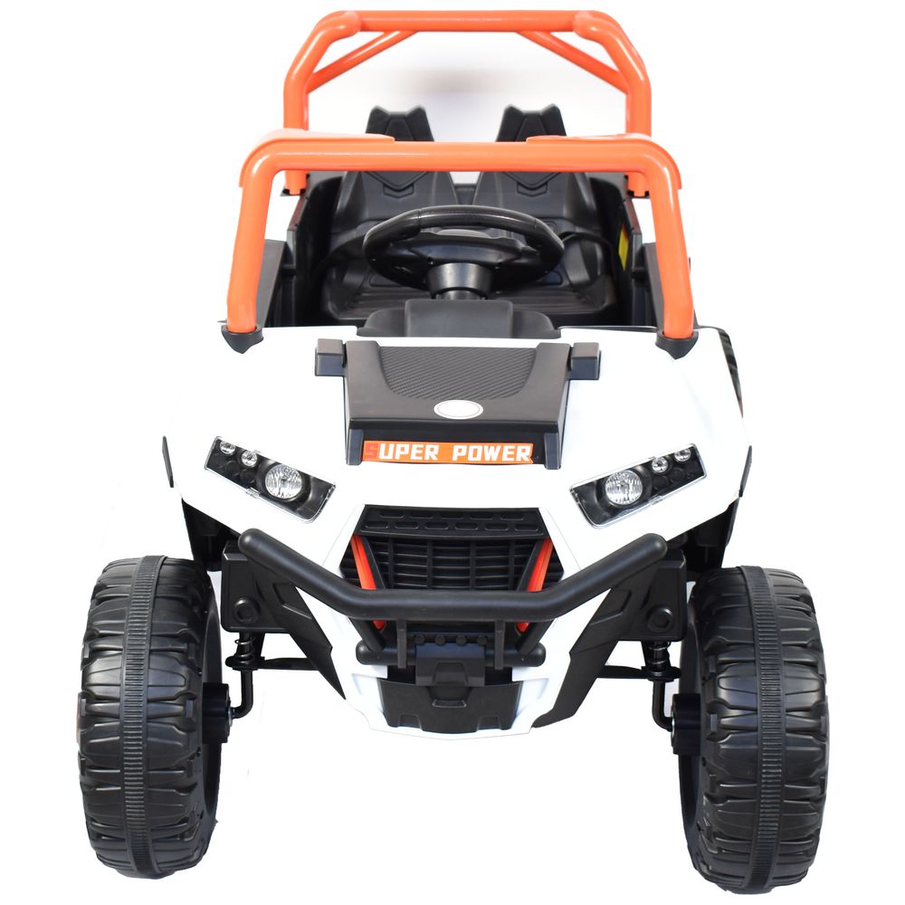 أملا - سيارة جيب تعمل بالبطارية مع جهاز تحكم عن بعد - برتقالي