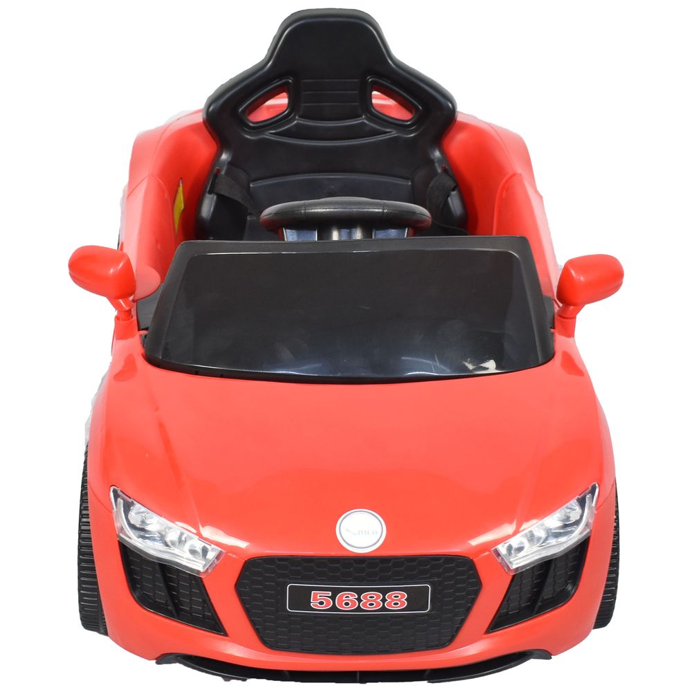 أملا - سيارة تعمل بالبطارية WMT-5688RR مع جهاز تحكم عن بعد - أحمر
