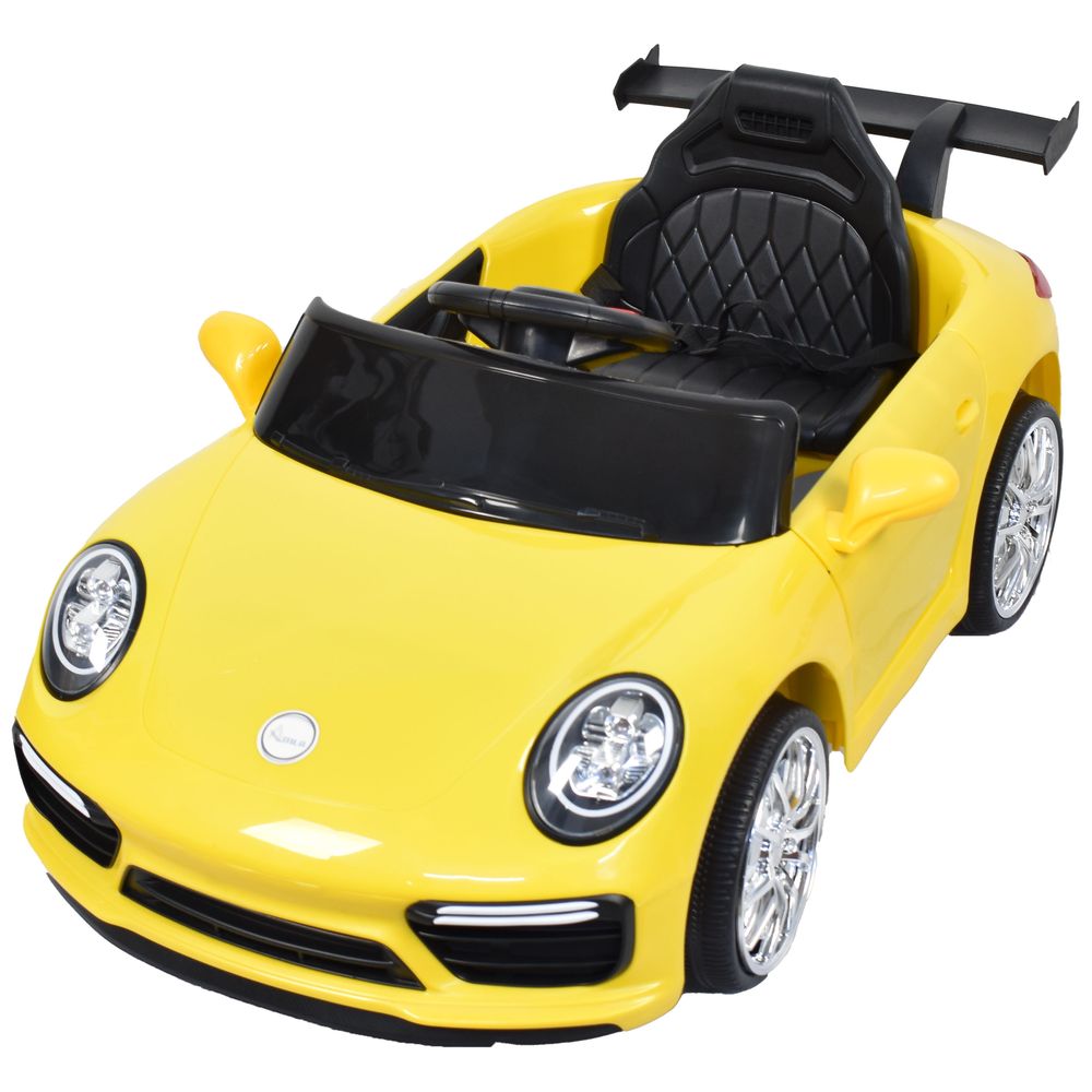 أملا - سيارة تعمل بالبطارية مع جهاز تحكم عن بعد - أصفر