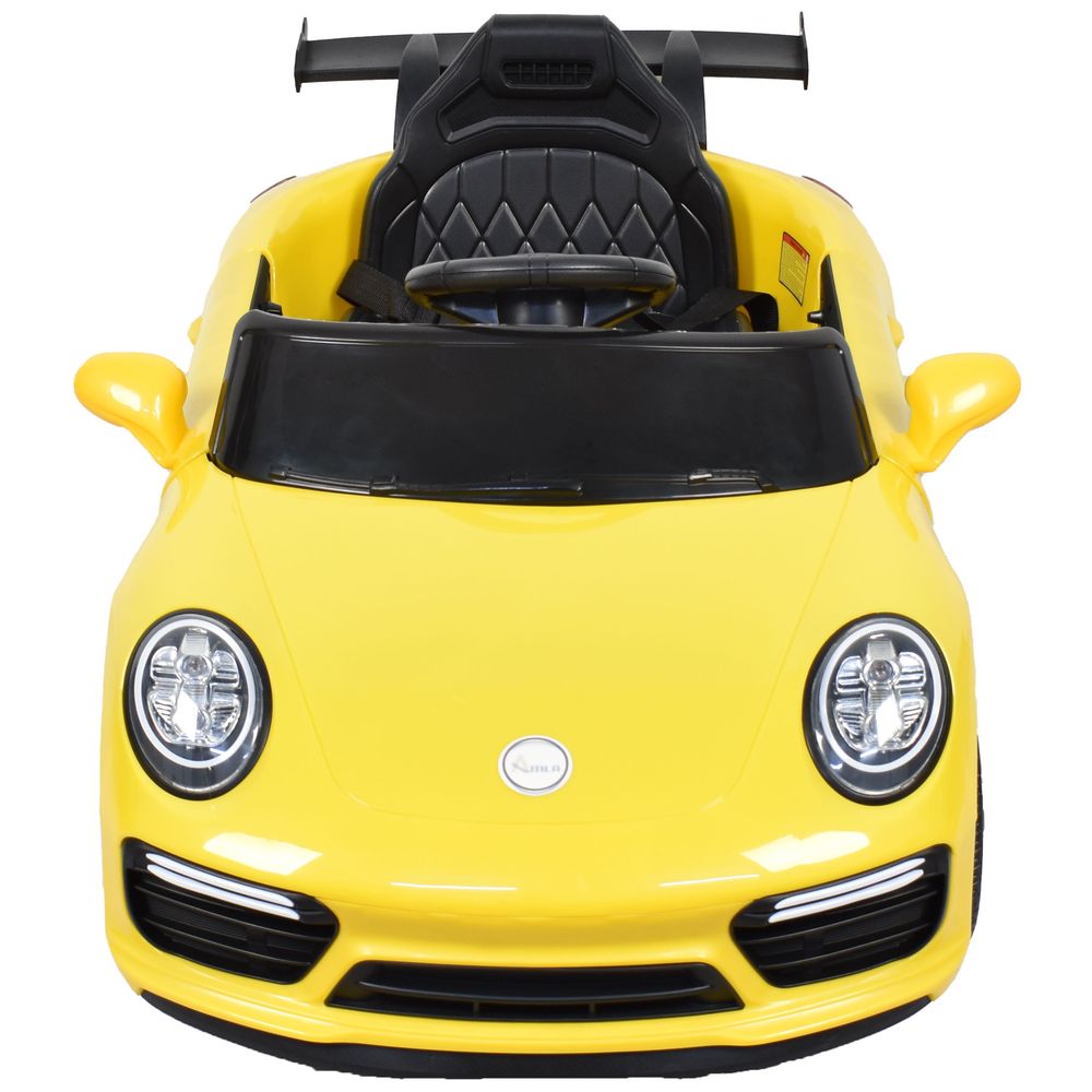 أملا - سيارة تعمل بالبطارية مع جهاز تحكم عن بعد - أصفر