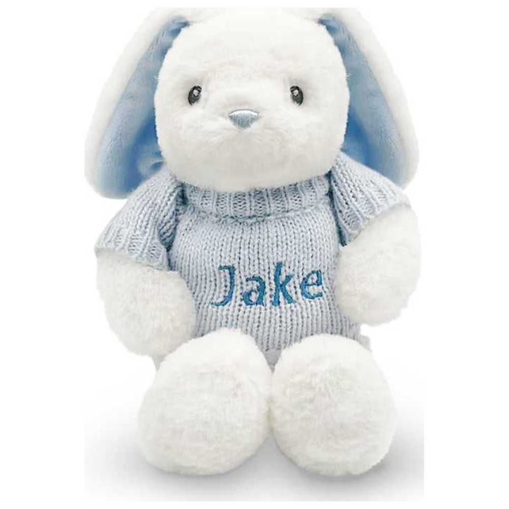 Babyblooms - Personalised Little Bunny & Bathrobe - Blue - 2 Pcs