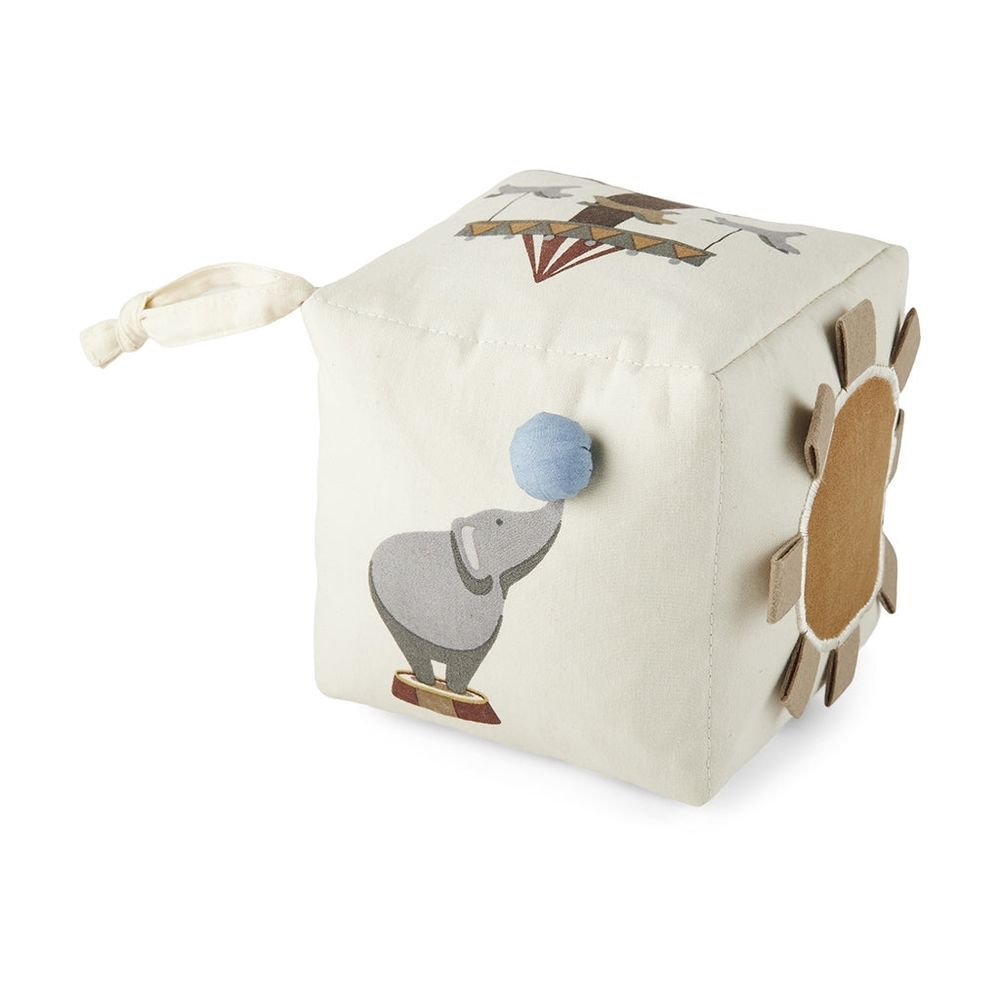 Maxims Baby Store - Fabric Cube With Crackling Paper - Off-White