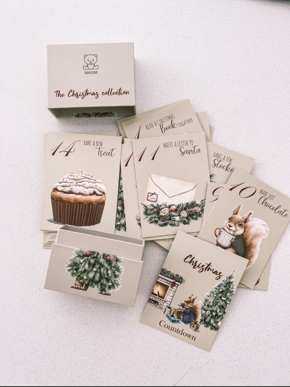 Maxims Baby Store - Christmas Activity Cards - Pack of 26