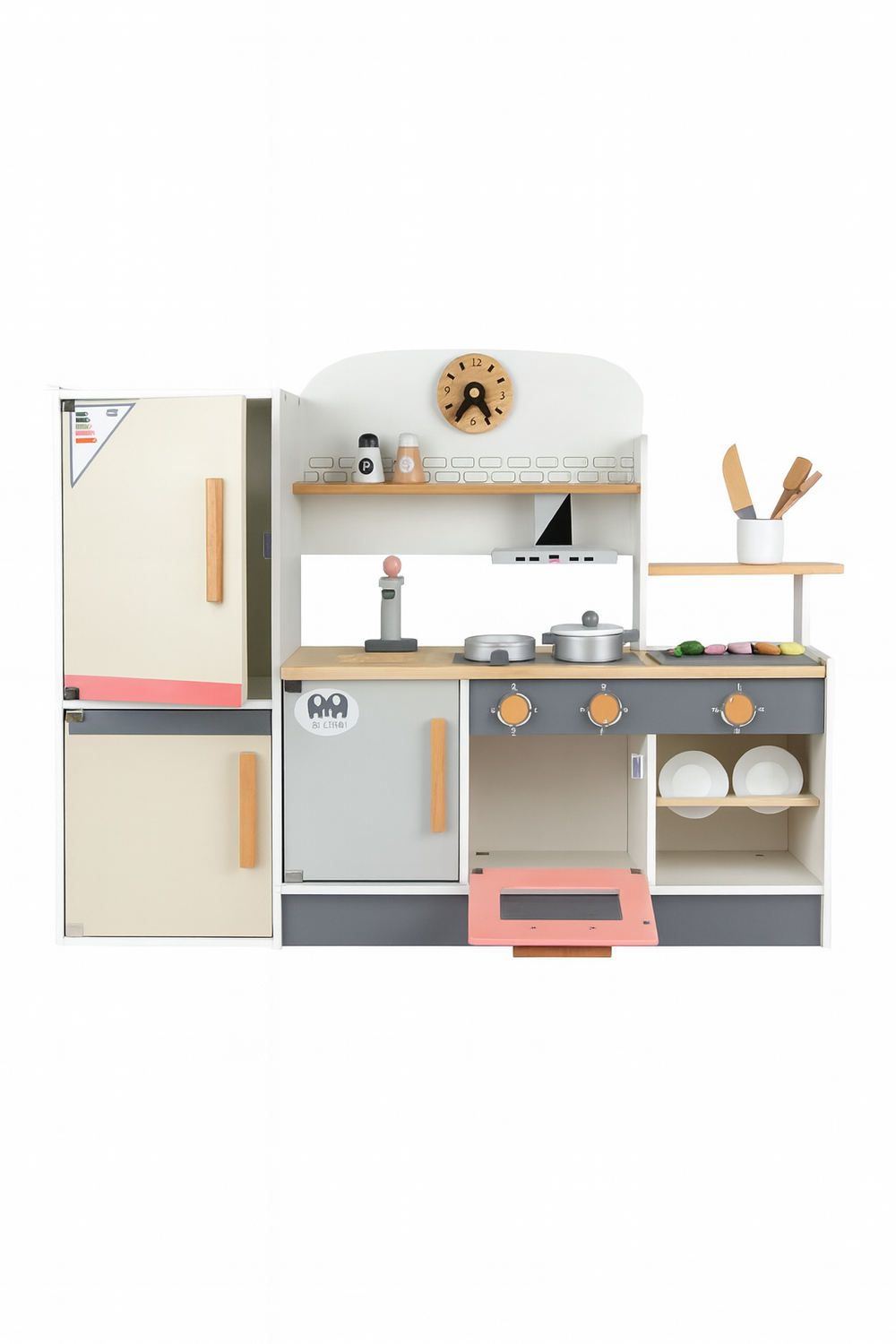 Maxims Baby Store - Wooden Kitchen Play Set - 17 Pcs