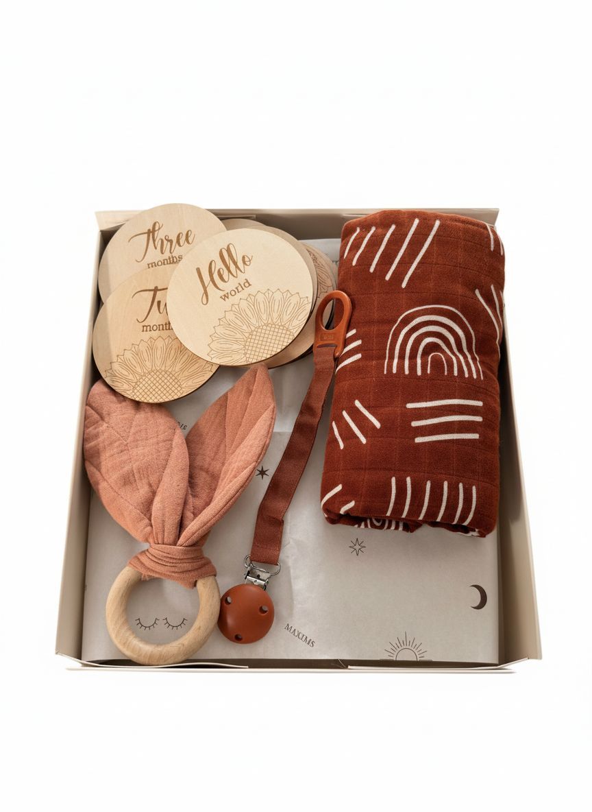 Maxims Baby Store - Baby Milestone Gift Box - Sienna