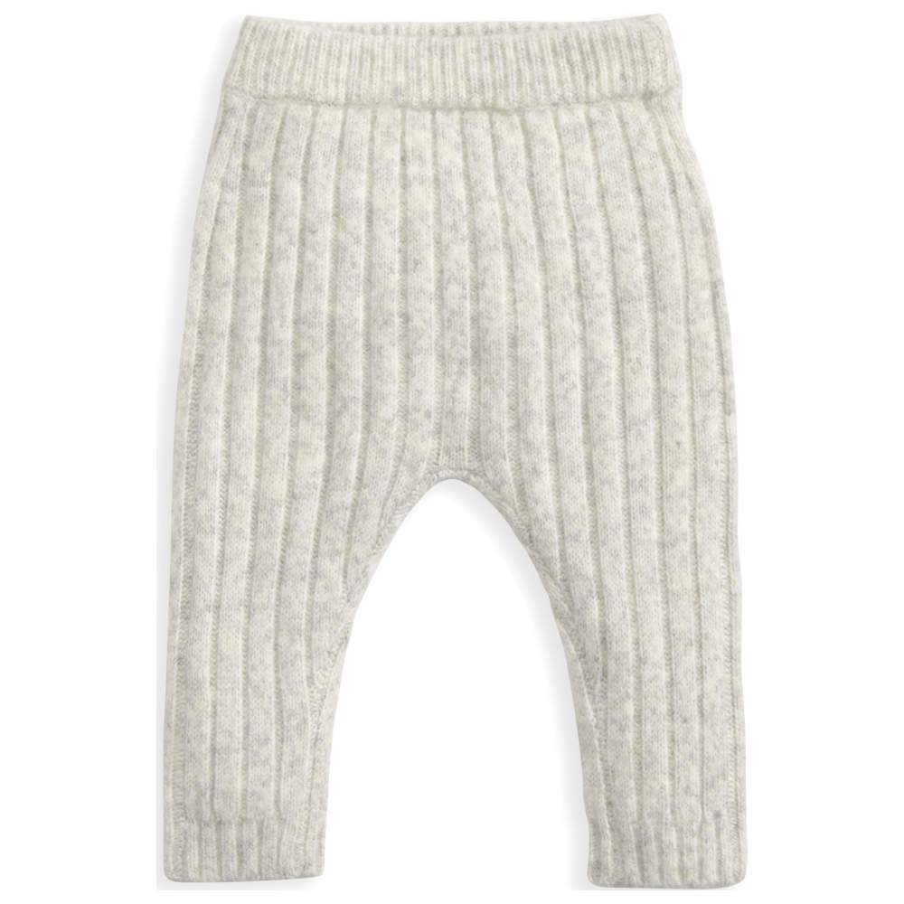 Mamas & Papas - 2pc-Set - Knitted Baby's Sweatshirt & Pants - Grey