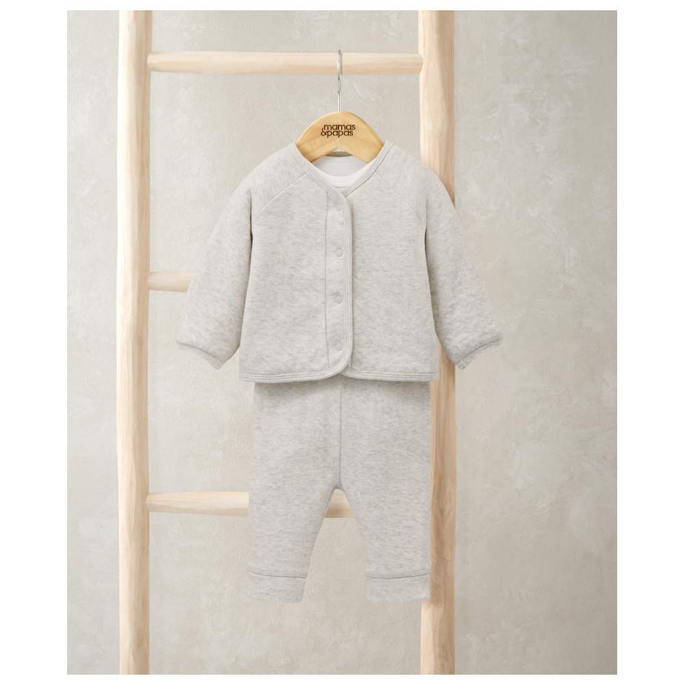 Mamas & Papas - 3pc-Set - Baby's Bodysuit, Jacket & Pants