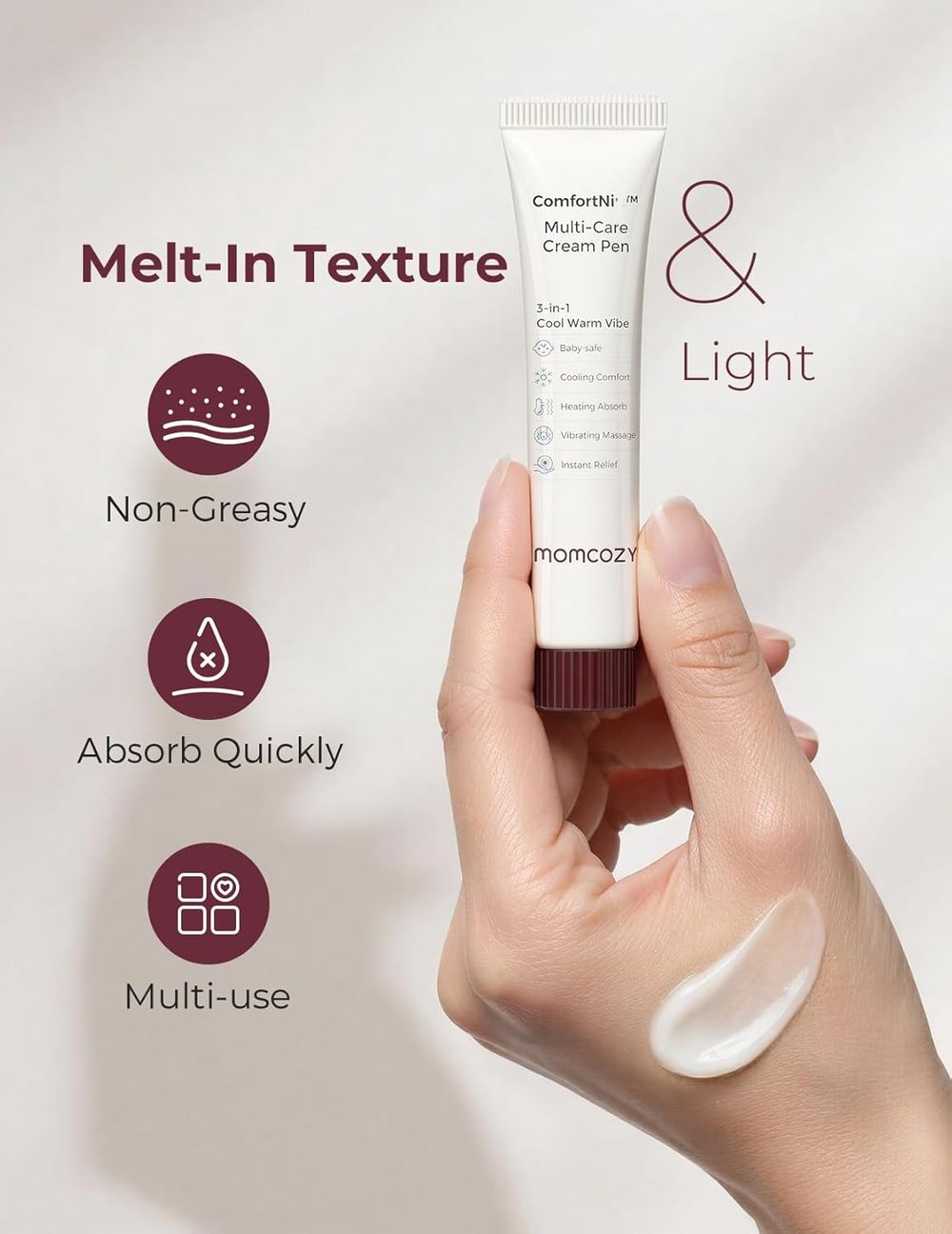 مومكوزي - قلم كريم كومفورتنيب متعدد العناية - عبوة إعادة تعبئة - 20 غرام