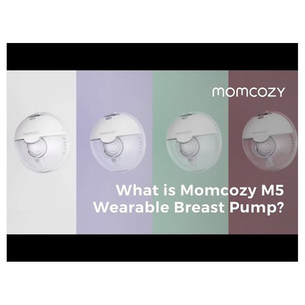 Momcozy - Electric Wearable Single Breast Pump M5 - White