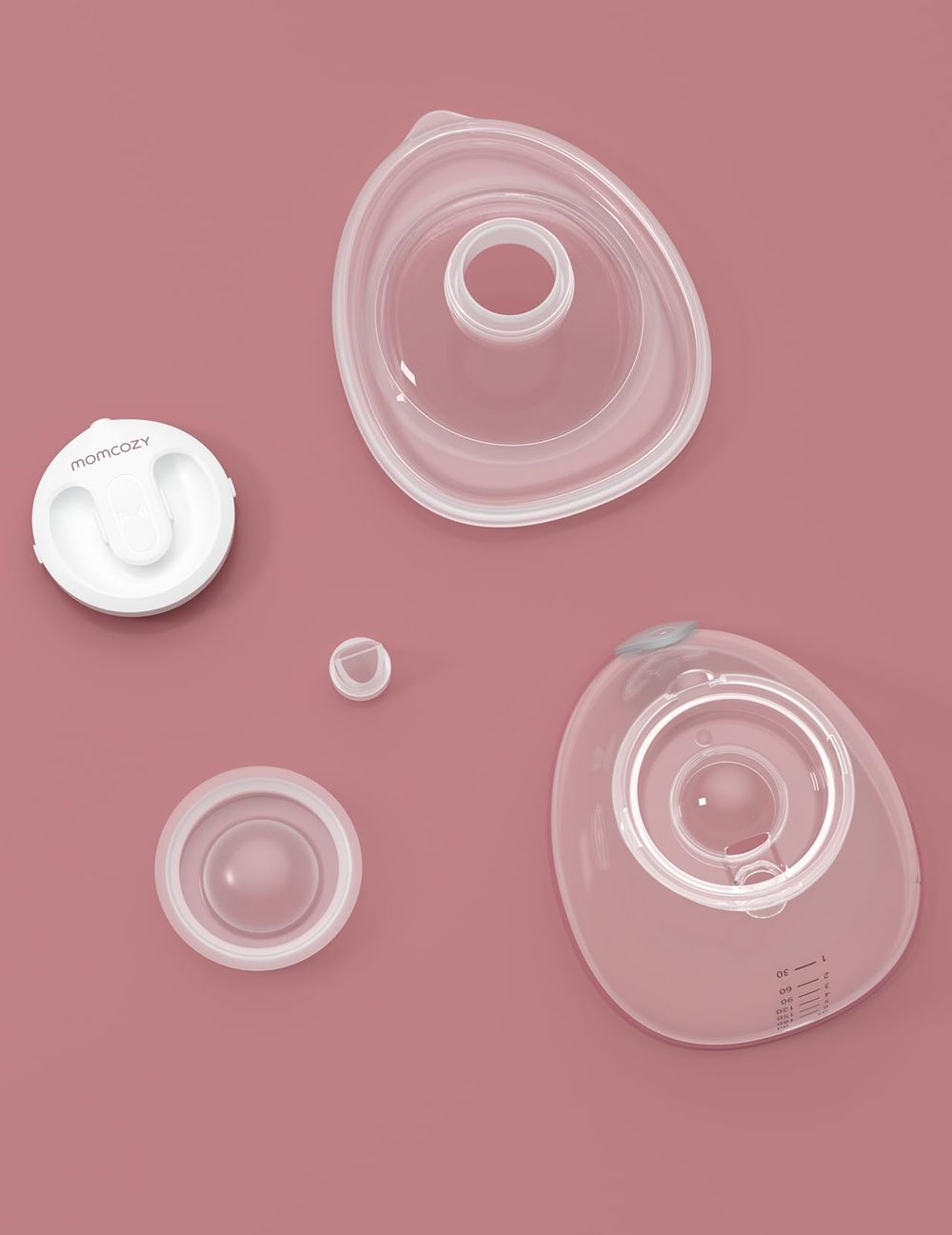 Momcozy - Milk Collection Container Only For M9 - Clear - 150 ml