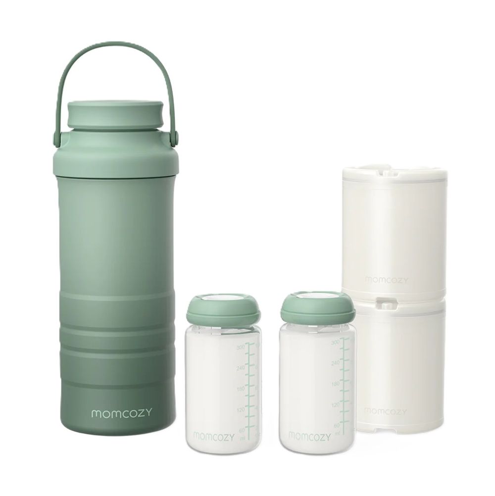 Momcozy - Portable Breast Milk Cooler - Green - 650 ml