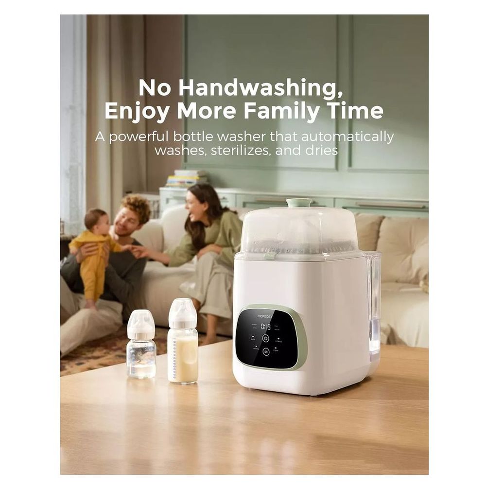 موم كوزي - جهاز غسل الرضّاعات كلينبال برو - أبيض