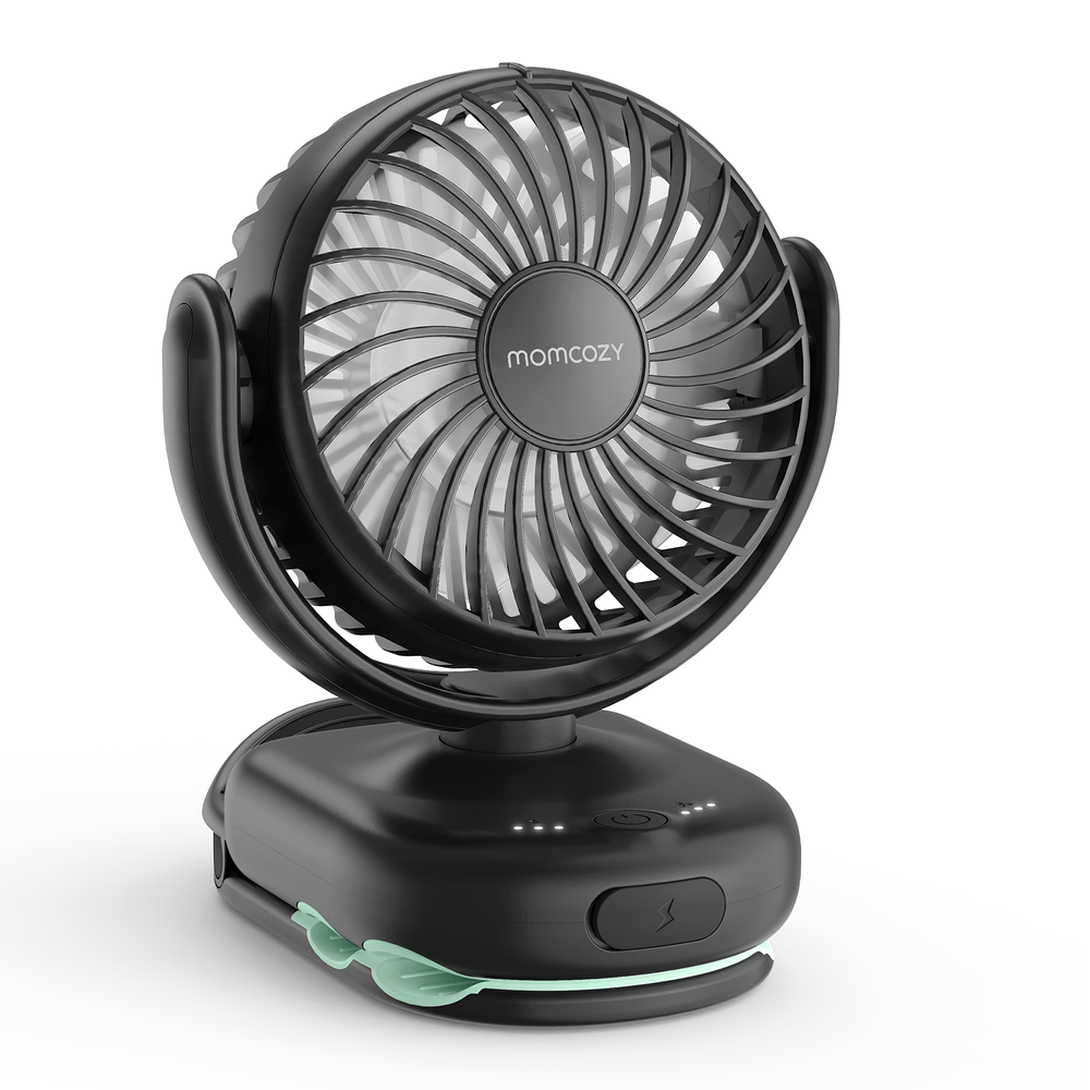 Momcozy - Portable Clip Fan - Black