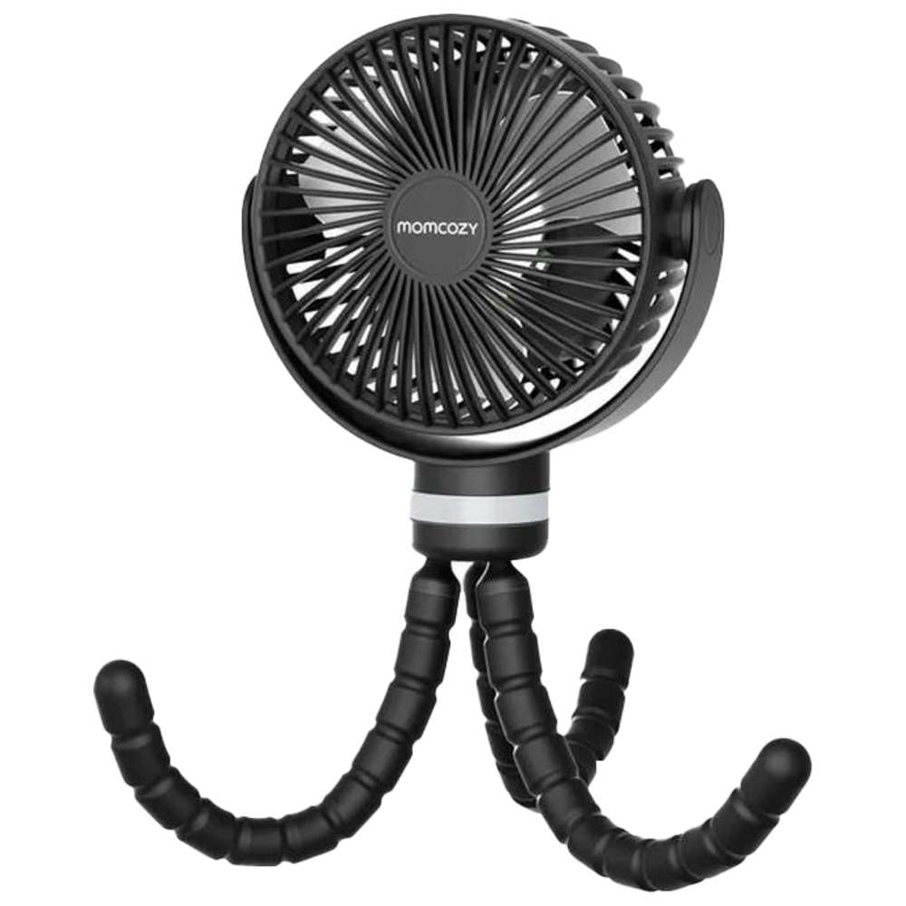 Momcozy - Rechargeable Portable Stroller Fan - Black
