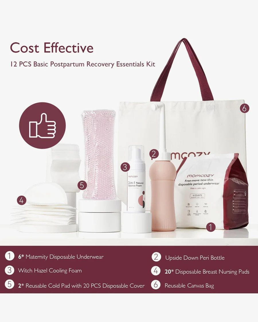 MomCozy - Postpartum Basic Recovery Essentials Kit