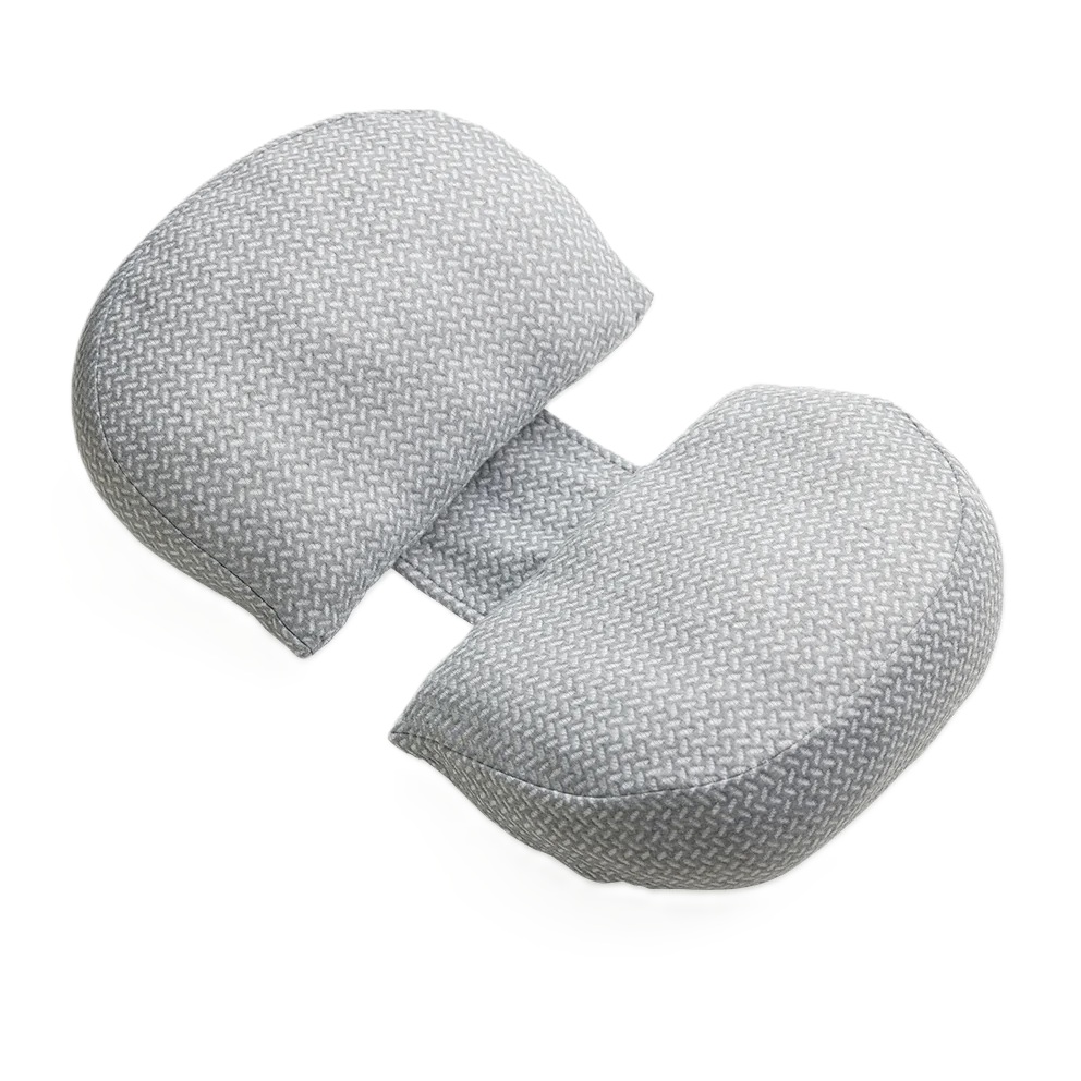 Momcozy - Pregnancy Wedge Pillows With Cooling Cover - Grey