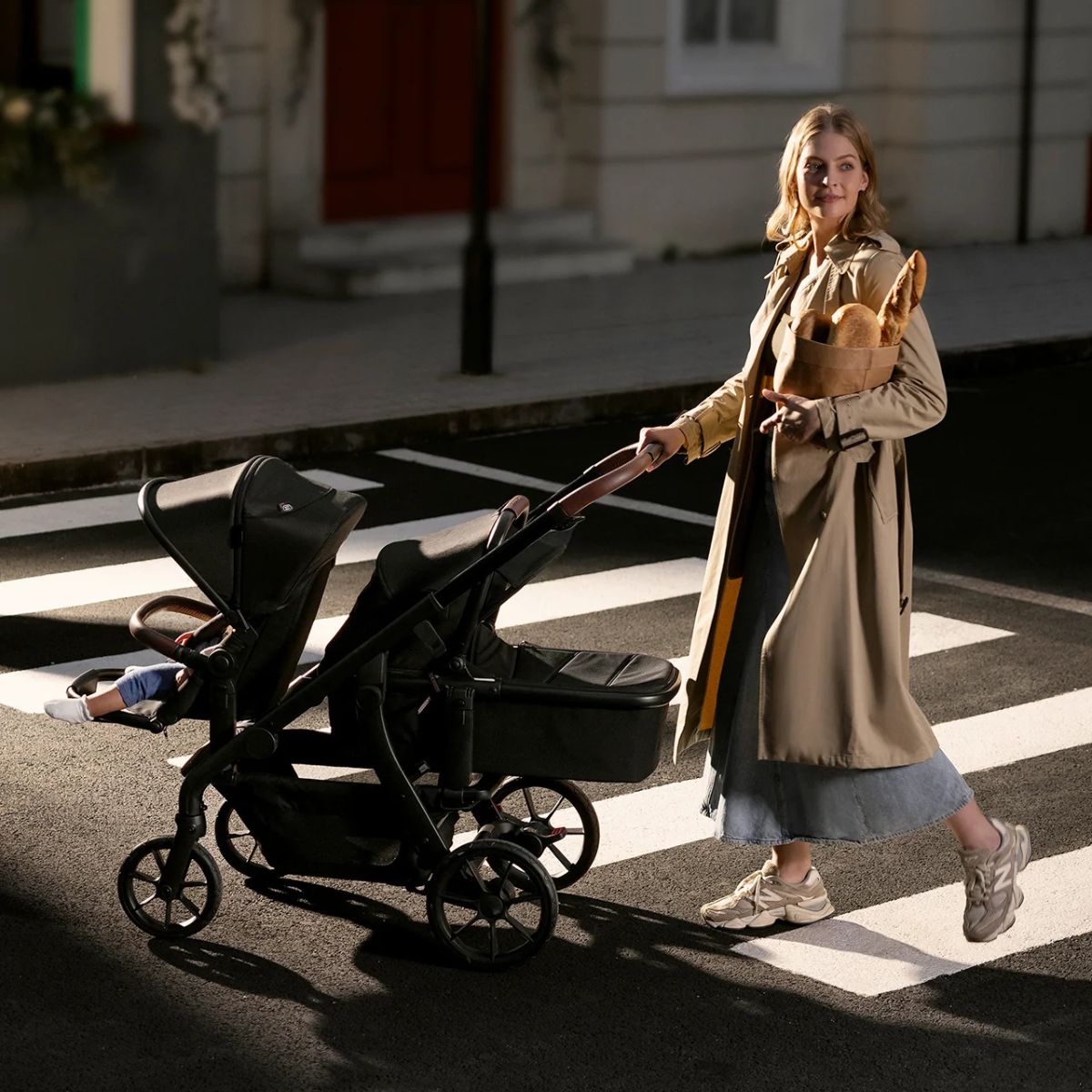 Momcozy - Convertible Changego Baby Stroller - Black