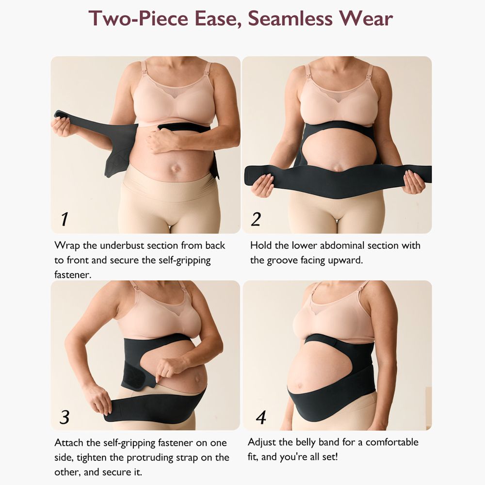 Momcozy - Ergonest Maternity Belly Band - Beige - XL