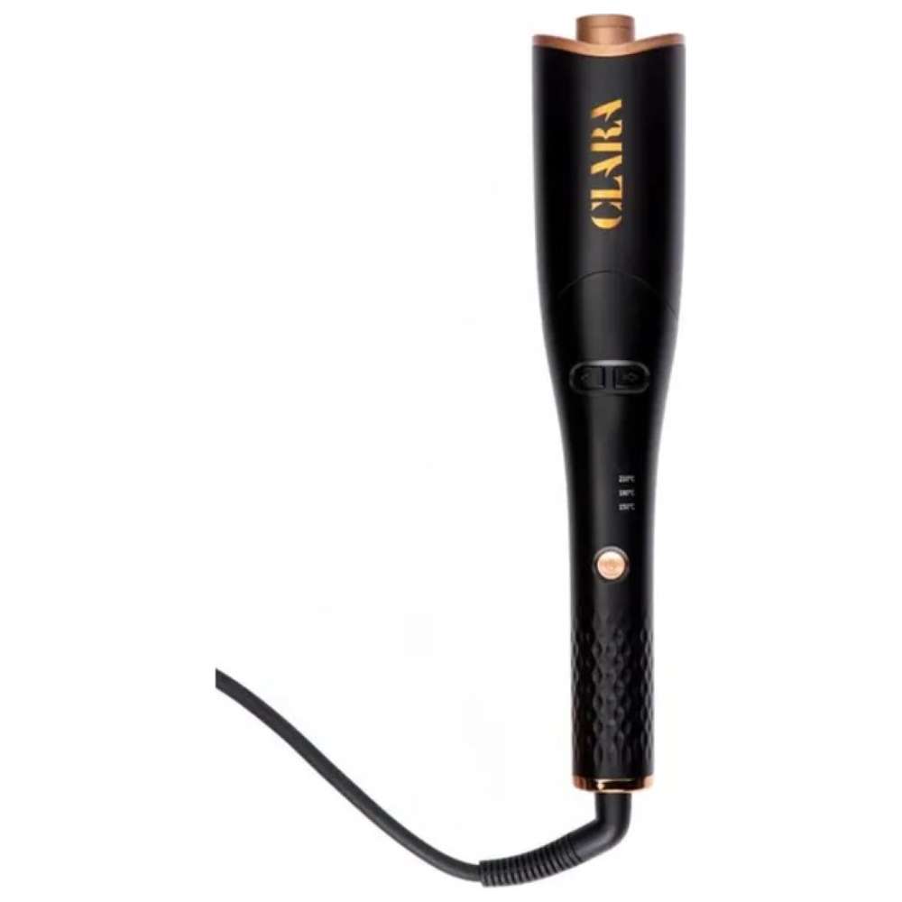 Clara - Auto Hair Curling Device With Advanced Thermal Brush Styler & Dryer - Black