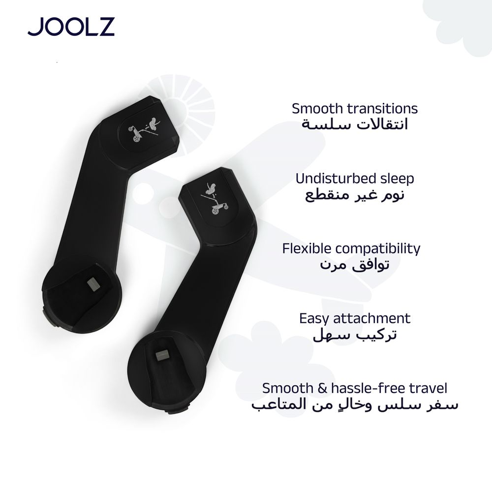 JOOLZ - Hub 2 Car Seat Adapter Set - Black