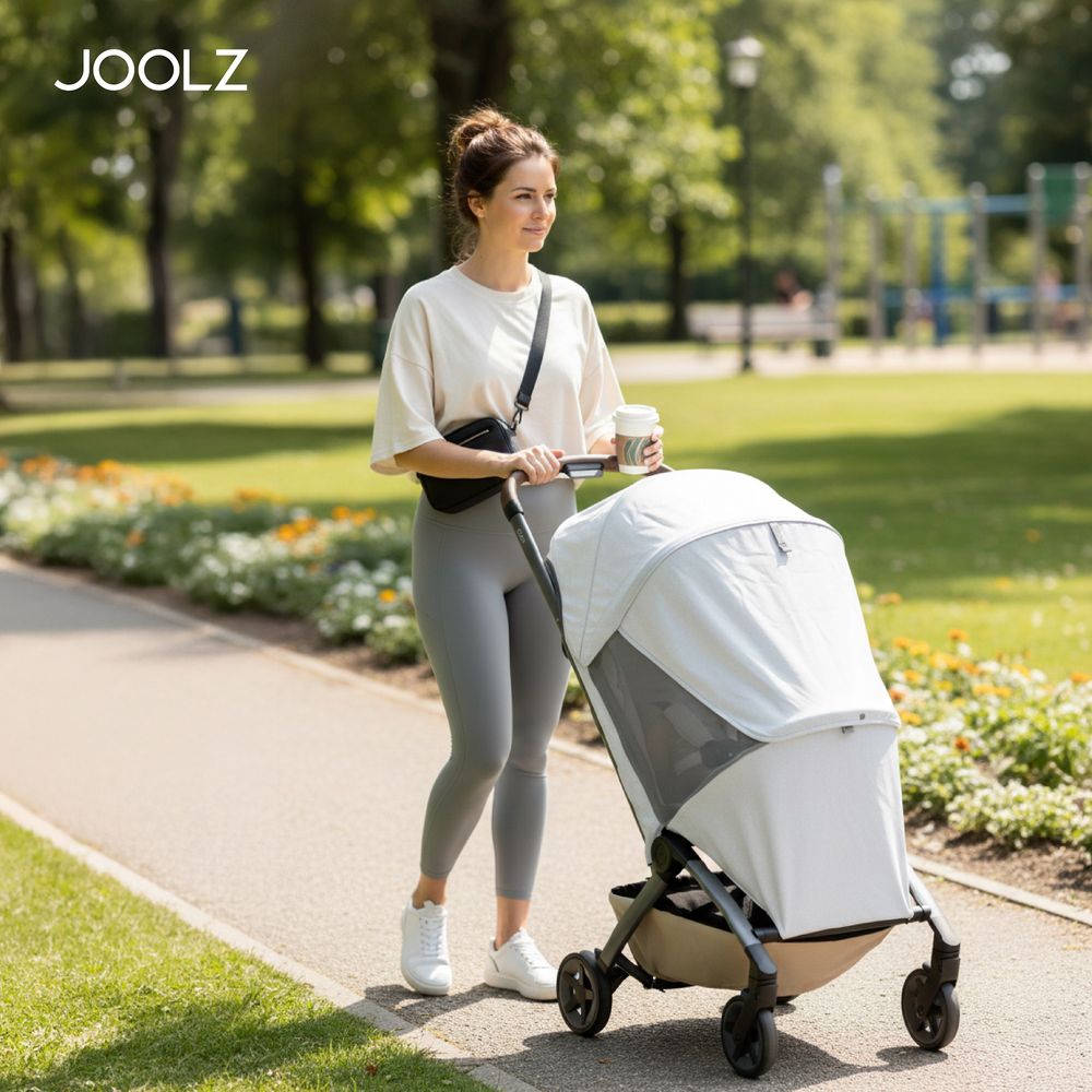 Joolz 2-In-1 Mosquito & Sun Cover Only For Aer2 Stroller - White