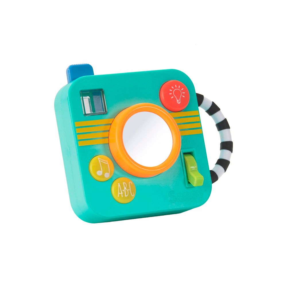 ساسي - كاميرا ألعاب موسيقية للأطفال مع مفاجأة منبثقة - متعددة الألوان