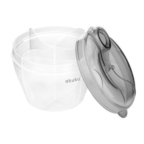 Akuku - Airtight Powdered Milk Dispenser & Formula Storage Box - 4 Compartments