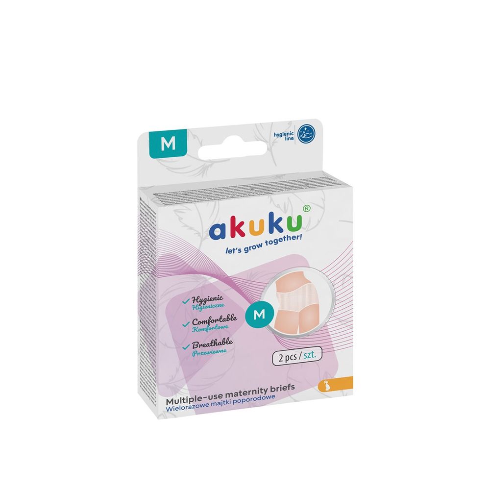 Akuku - Reusable Mesh Maternity Briefs For Postpartum - Pack Of 2