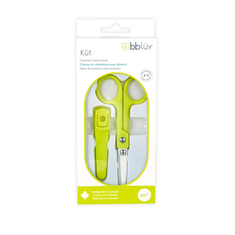 Bbluv Kut: Ceramic Food Scissors