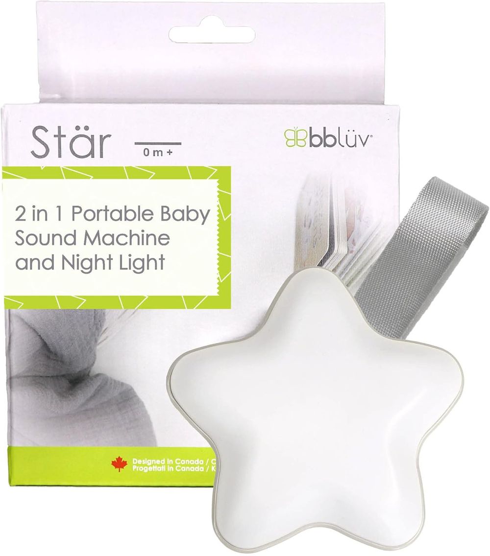 BBLuv - Portable Music Box And Night Light - Star - White