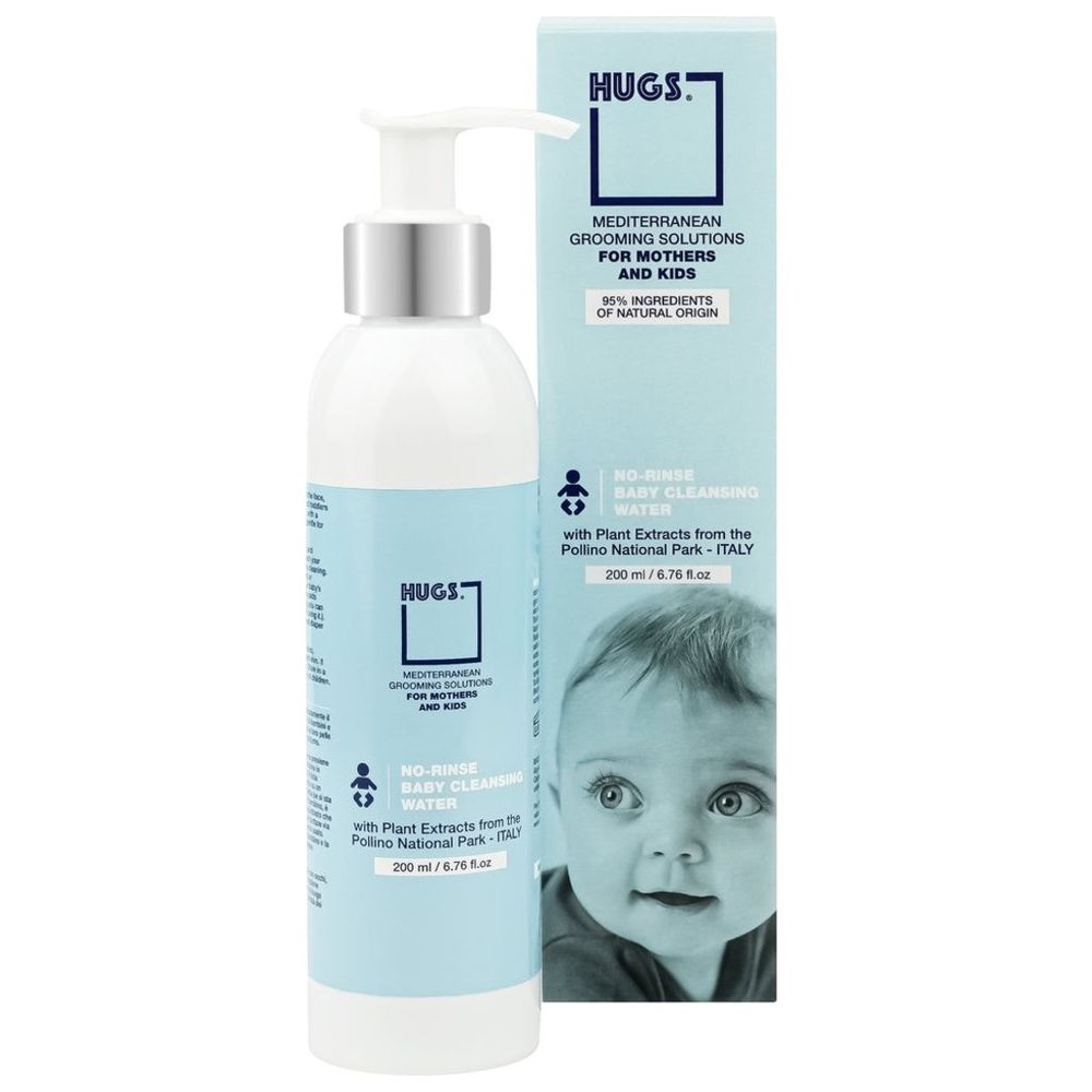Hugs - No-Rinse Baby Micellar Cleasing Water - 200 ml